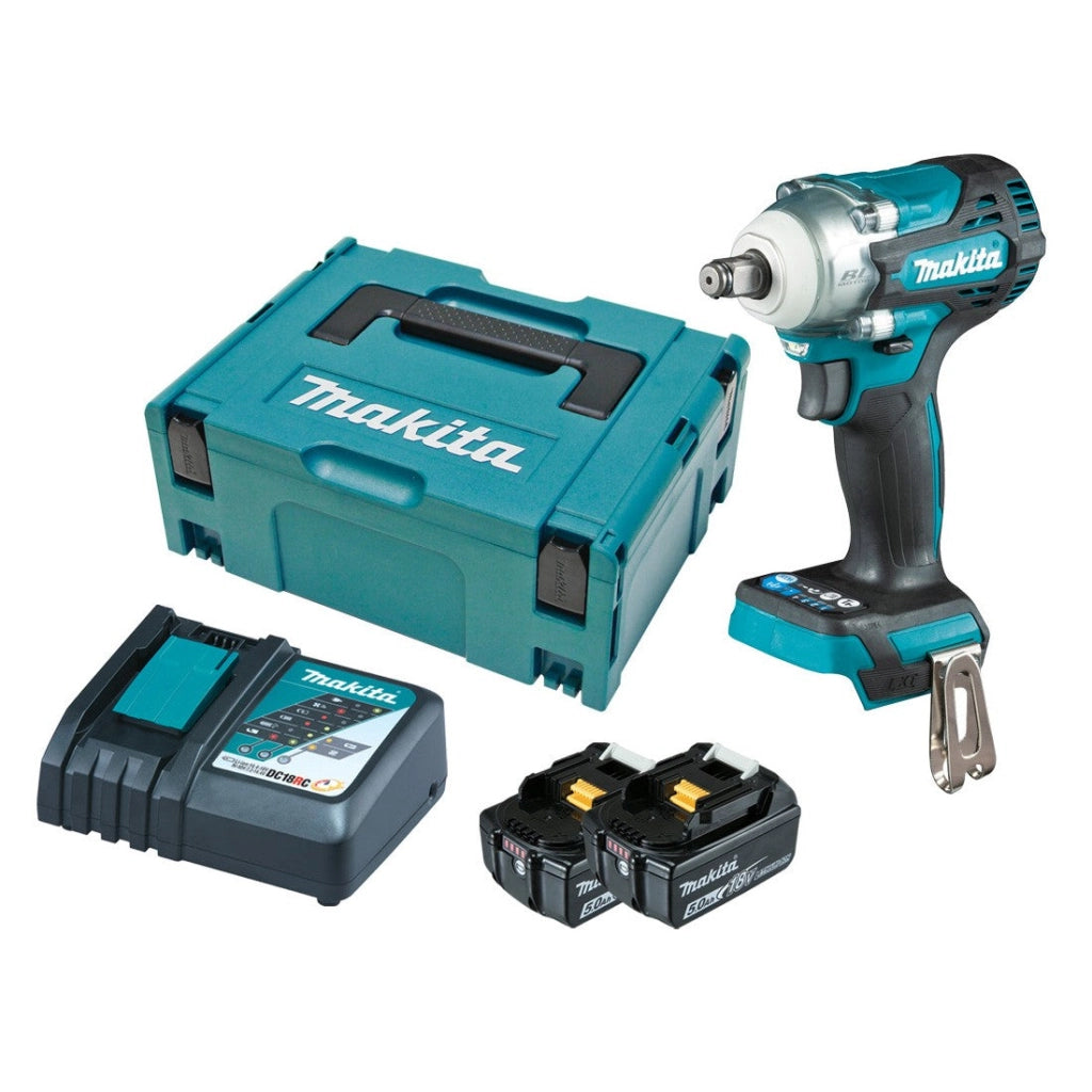 Avvitatore ad impulsi massa battente Makita batteria 18V 330nm DTW300RTJ