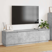 Mobile TV-Credenza per TV Grigio cemento 180 x 38 x 49 cm Legno multistrato