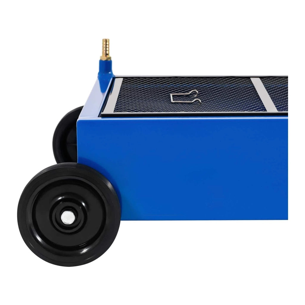 Vasca mobile per il recupero dell'olio - 65 litri - Pompa manuale attrezzi per officina auto 14_0006321