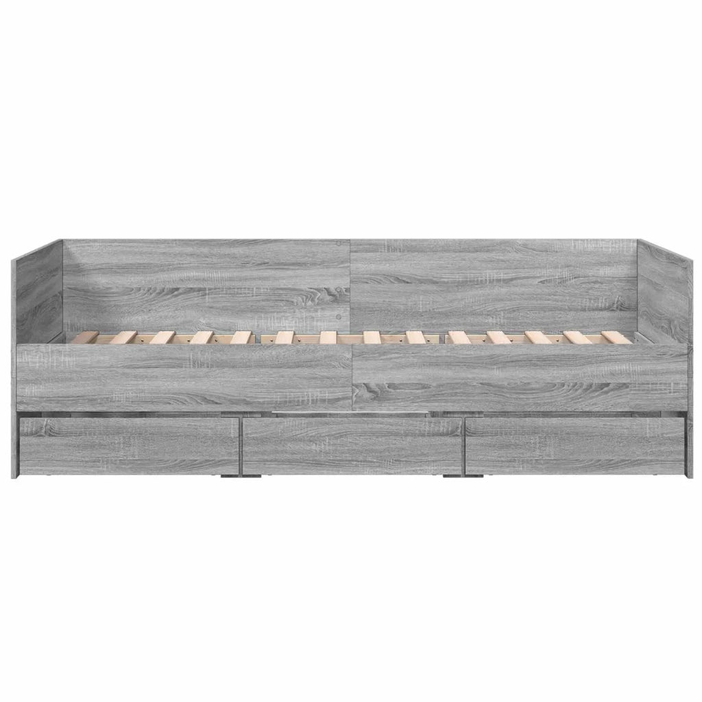 Telaio del letto con storage Sonoma grigio 80 x 200 cm 3429633