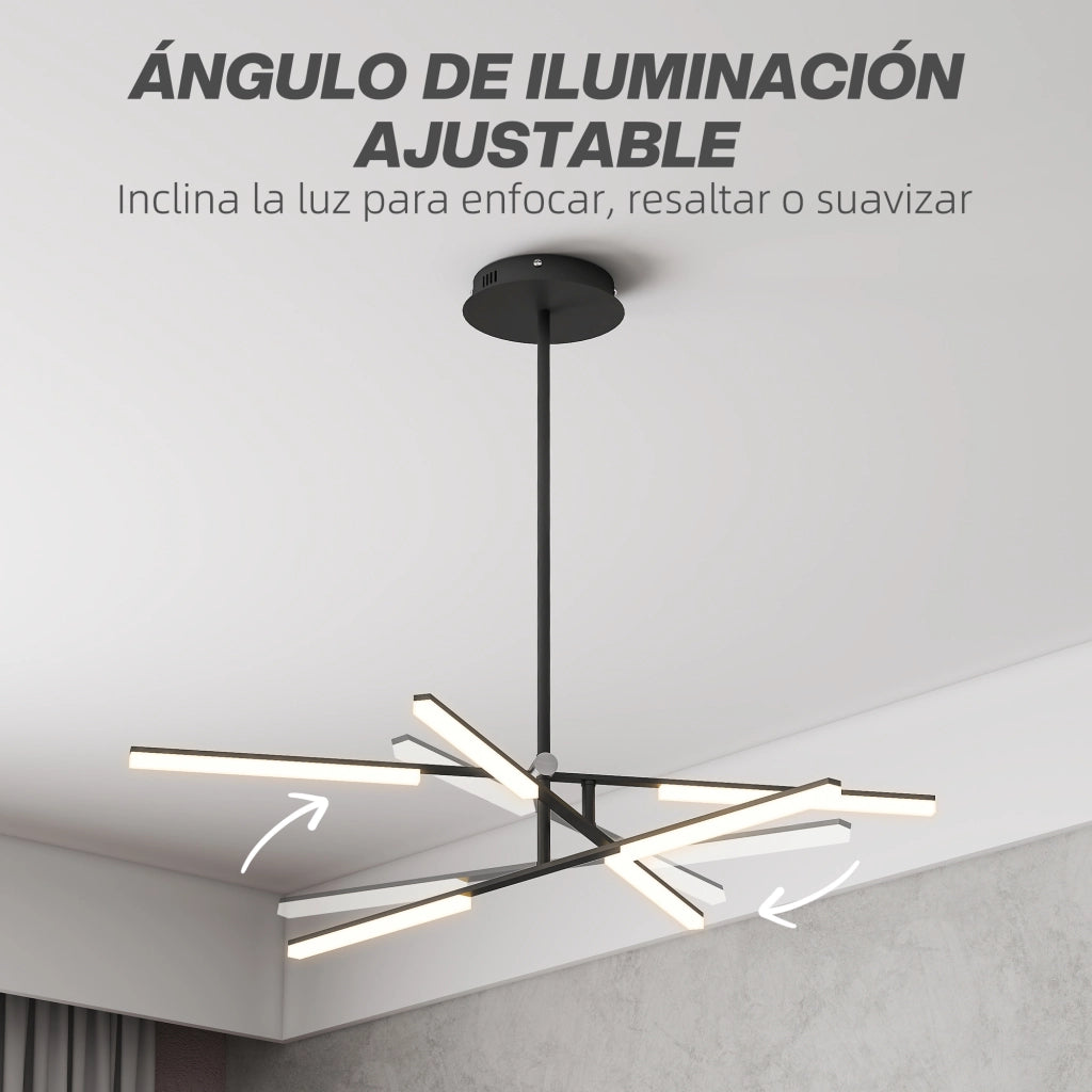 Lampadario LED Moderno a Sospensione ¨C Zephmum ¨C Acrilico Bianco ?100x79 cm