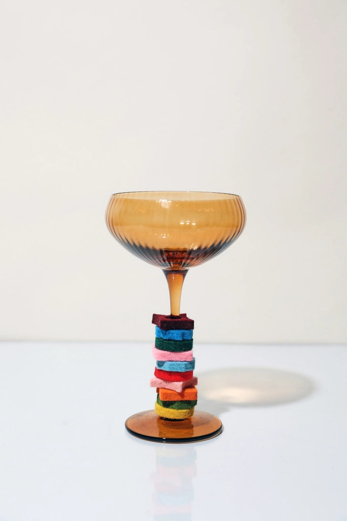 The Lou Bicchiere Coupe - Set da 2 Colore Ambra