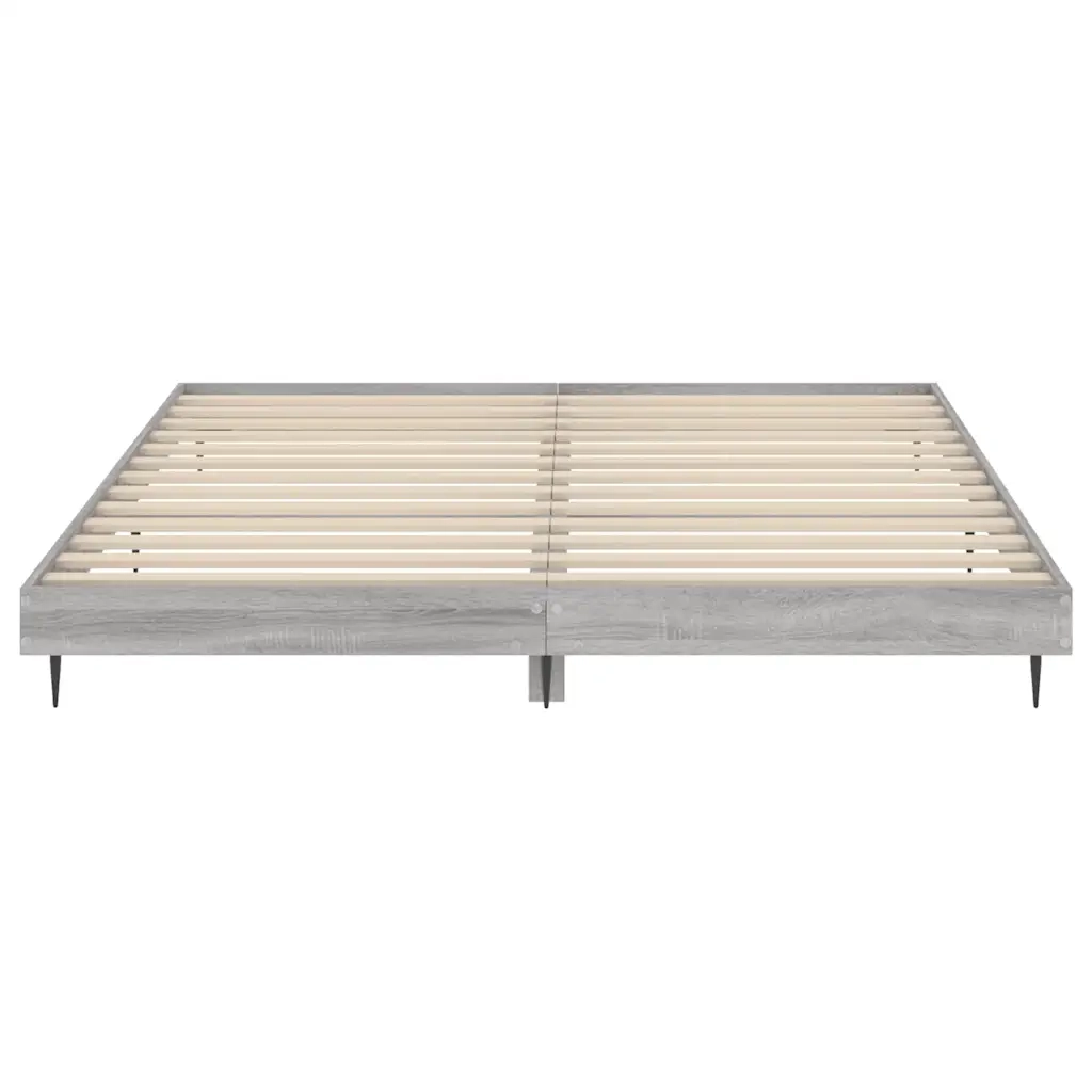 Giroletto-Struttura Letto Grigio Sonoma 140x200 cm in Legno Multistrato 804551