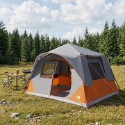 Tenda Istantanea Grigio e arancione 365 x 380 x 200 cm 42028701