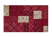 Tappeto Velour Antiscivolo Da Camera E Salotto Disegno Saturno Rosso By Suardi - 85x150 cm - Rosso