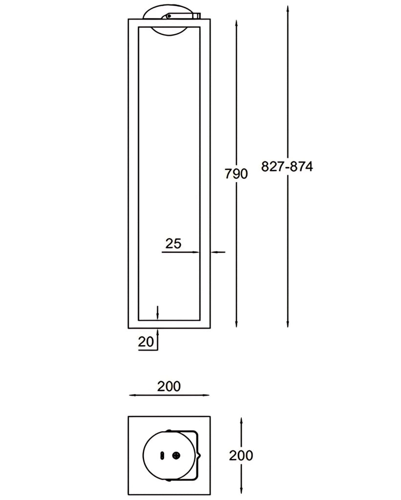Lampada da Tavolo LED Blend 3W 320lm 3000K IP54 con Regolazione al Tocco, Struttura in Metallo e Legno, Finitura Noce - Ideal Lux