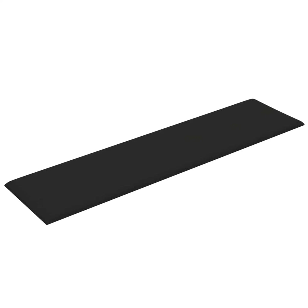 Testiera | Testata da Parete 12 pcs Nero 60 x 15 cm Tessuto