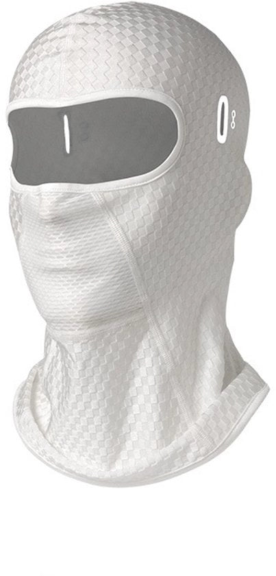 Ombrello Solare Universale, Ombrello Solare, Impermeabile, Protezione Sole, Protezione UV, Ombrello Solare Estivo, Unisex, con Montatura Occhiali, Bianco