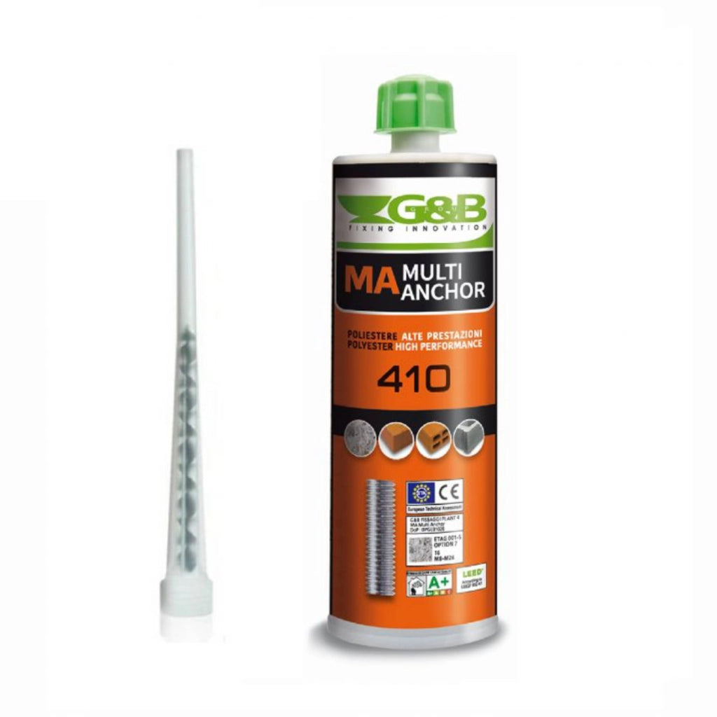 MA 410 multianchor ancorante chimico professionale con beccuccio ml.410 edilizia