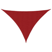 Parasole a vela | Telo Ombra | Vela da ombra Oxford Triangolare 5x5x6 m Rosso