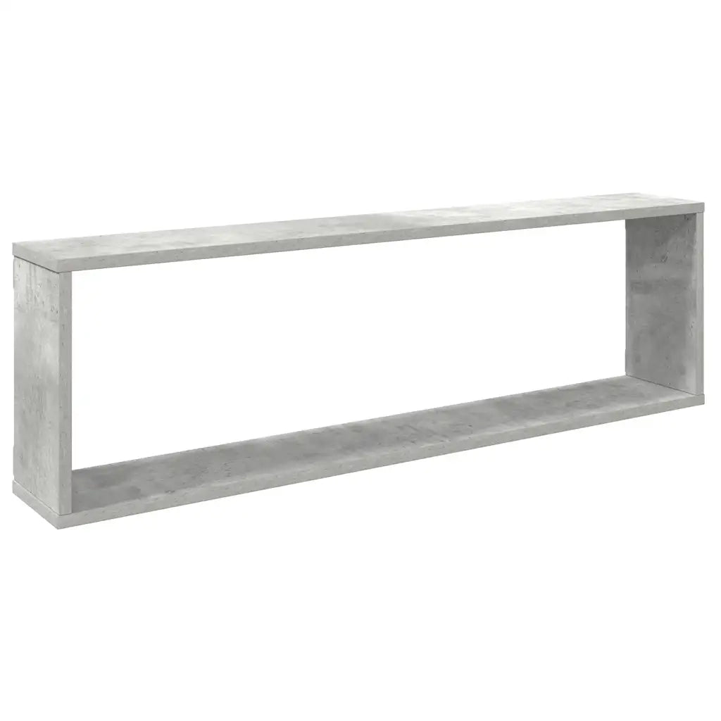 Mensole a Cubo 4 pz Grigio Cemento 100x15x30 cm in Truciolato cod mxl 33098