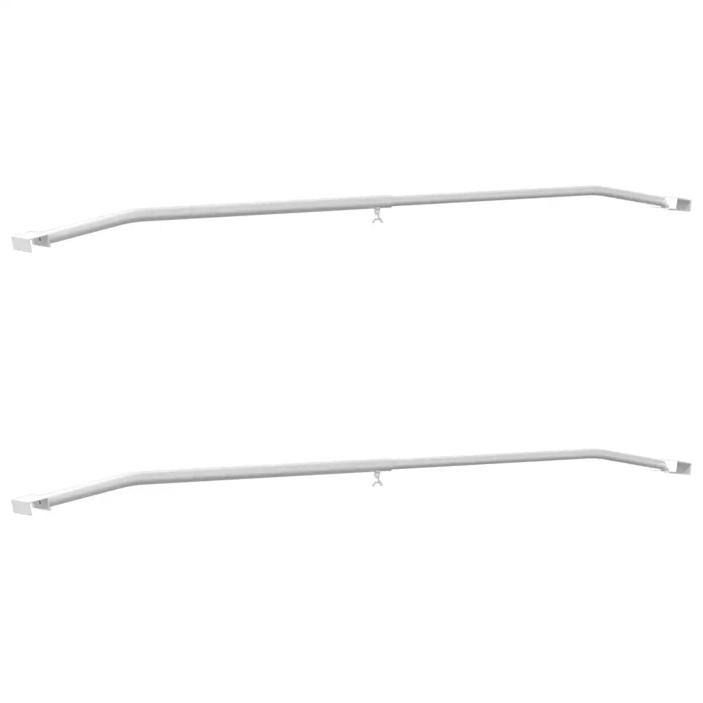 Supporto per teloni per rimorchi 2 pcs Argento 100-145 cm 42020519