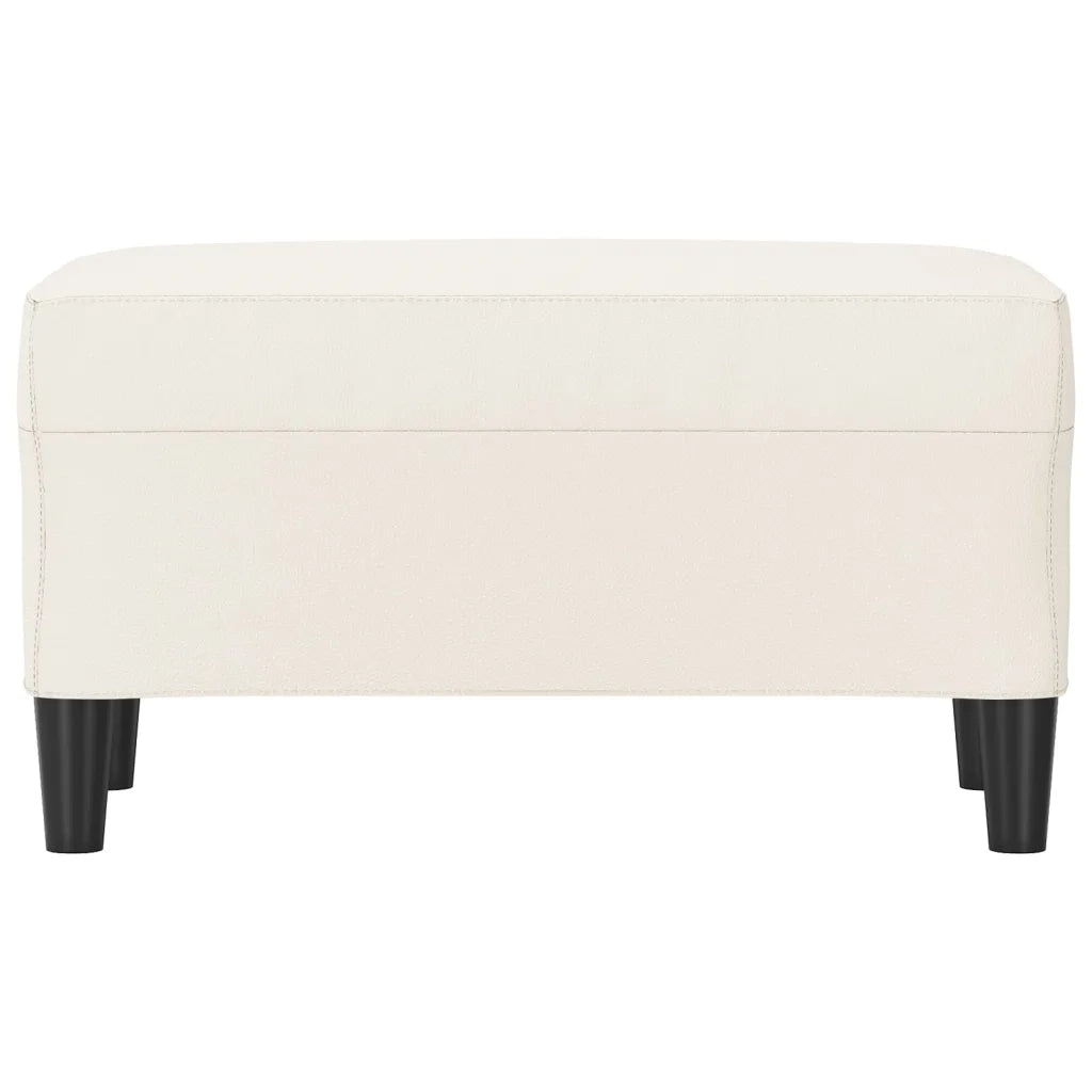 vidaXL Panca Crema 70x35x41 cm in Similpelle