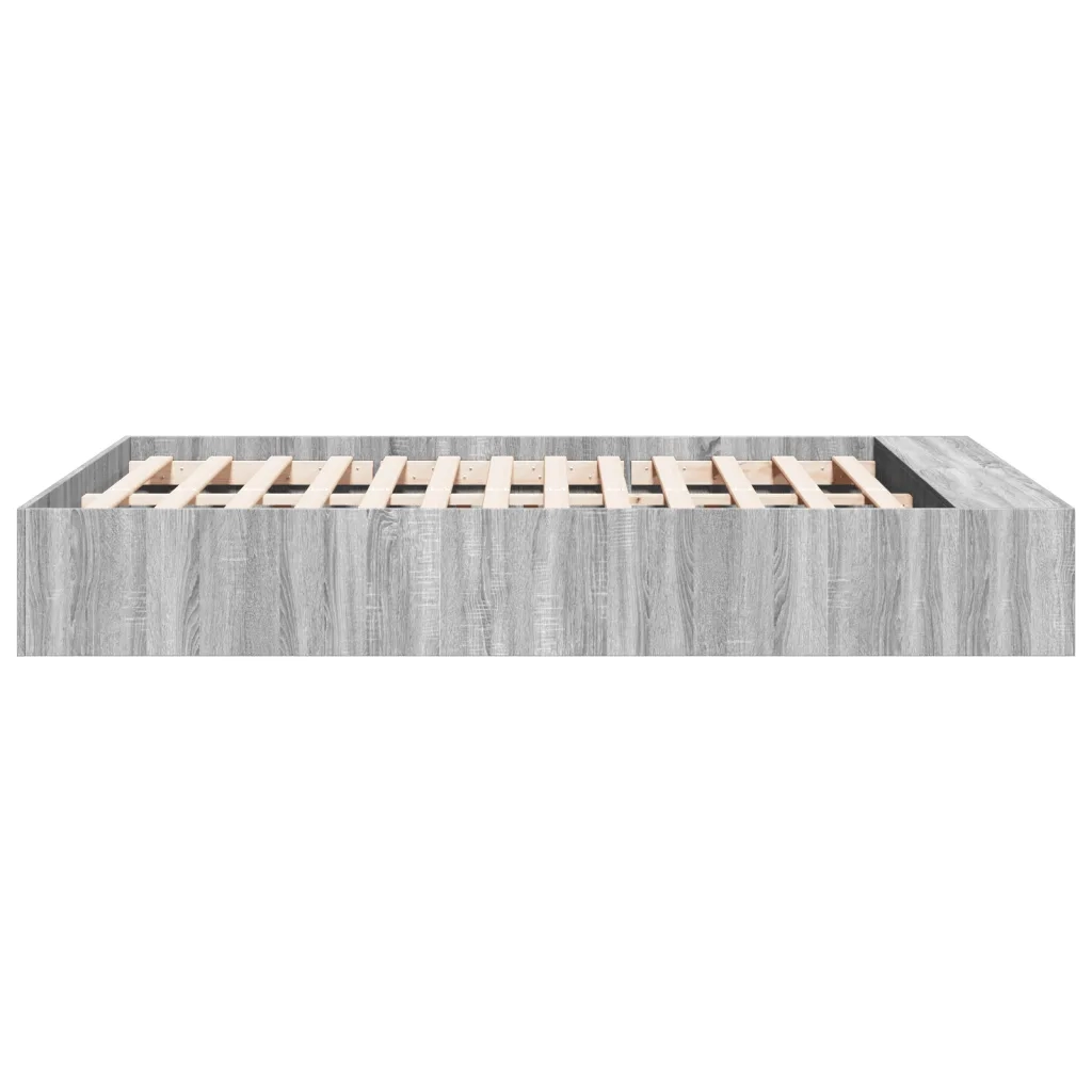 Giroletto-Struttura Letto Grigio Sonoma 120x190 cm in Legno Multistrato 223054