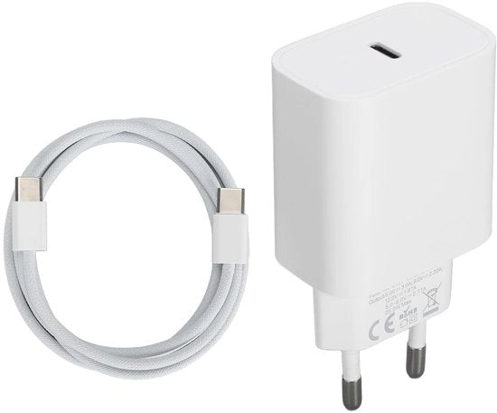 Adattatore di ricarica rapida USB C - 25 W alimentatore PD - presa EU - compatibilità ampia - per uso domestico e in viaggio