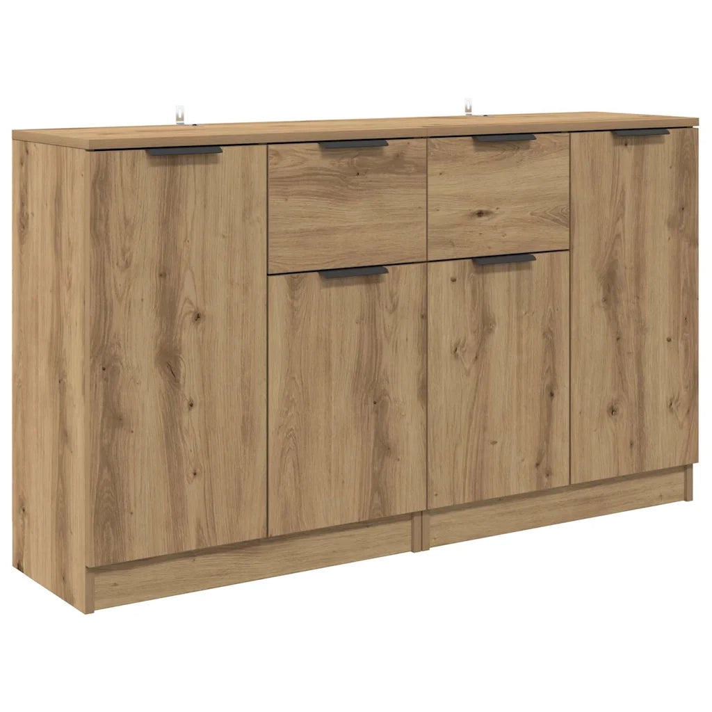 Sideboards 2 pcs Rovere artigianale 60 x 30 x 70 cm 3415583