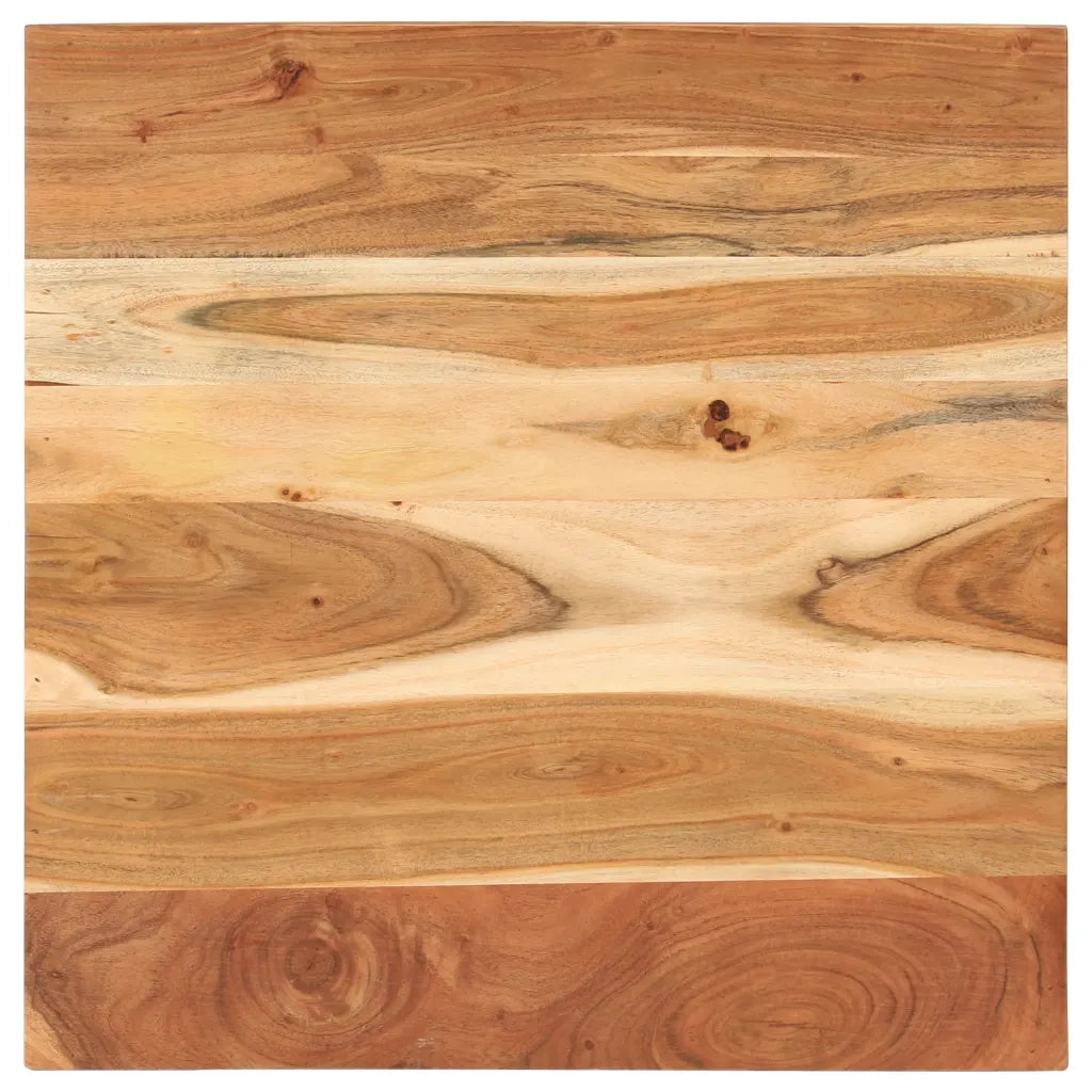 Tavolino da Bistrot Quadrato 70x70x75 cm in Massello di Acacia 320278