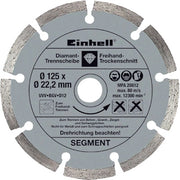 DISCO X SCANALATORE MURO THMA 1300 EINHELL  A SETTORE MM 125 F.MM 22,2