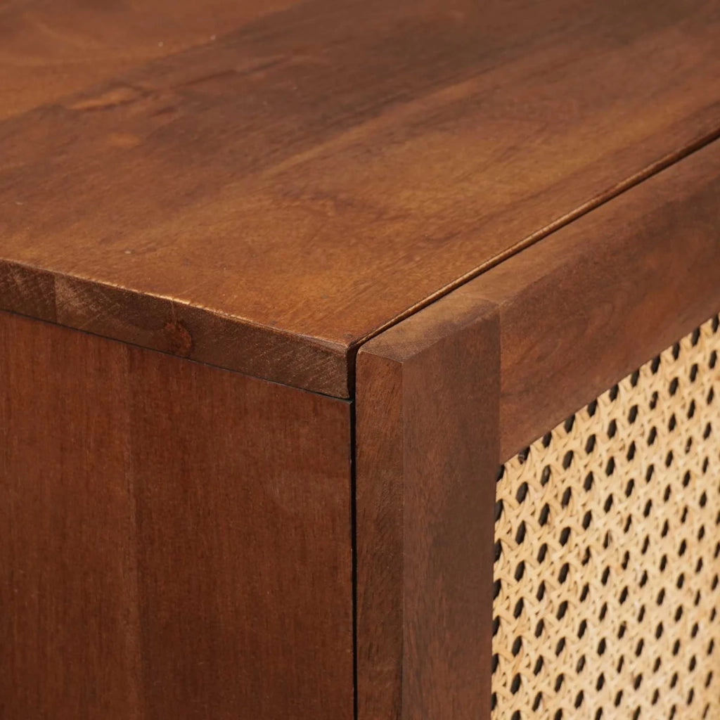 Mobile Alto Marrone 60 x 33,5 x 100 cm Legno di mango massello 4018910