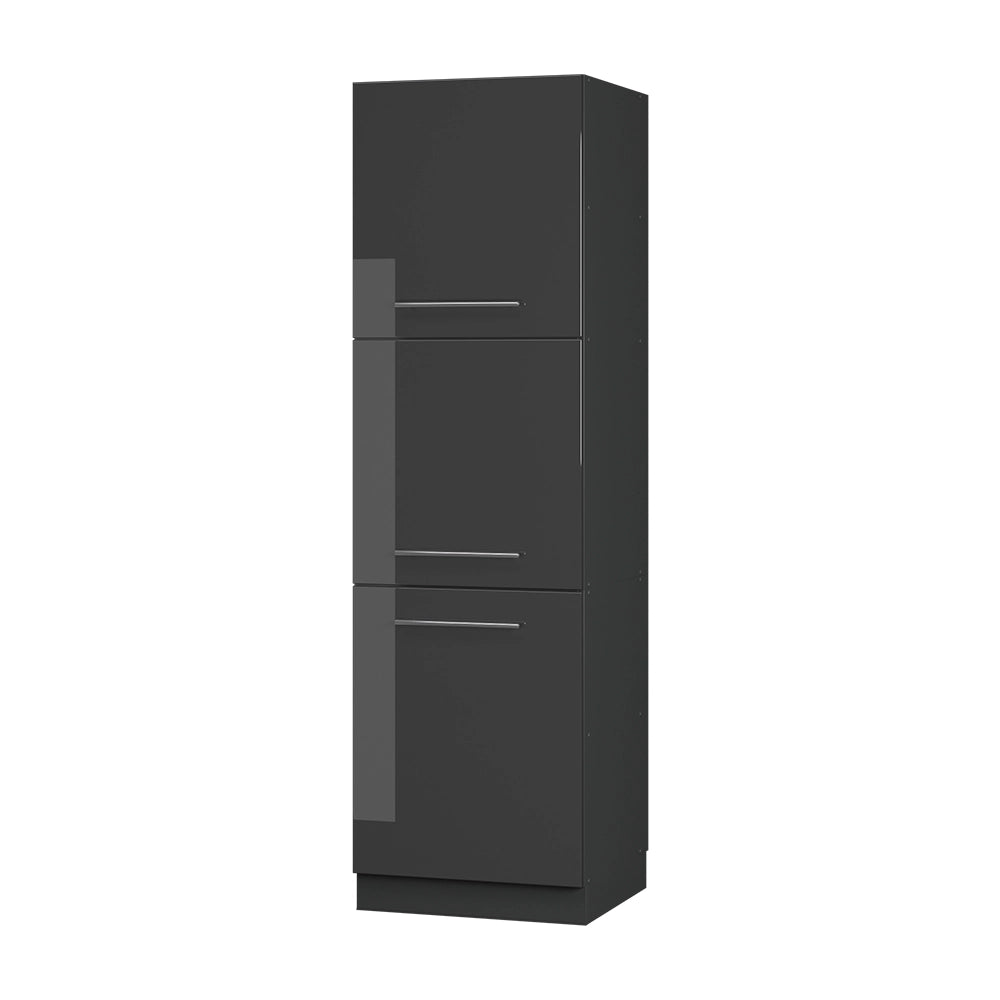 Vicco Mobile per forno da incasso Antracite lucido 60 cm