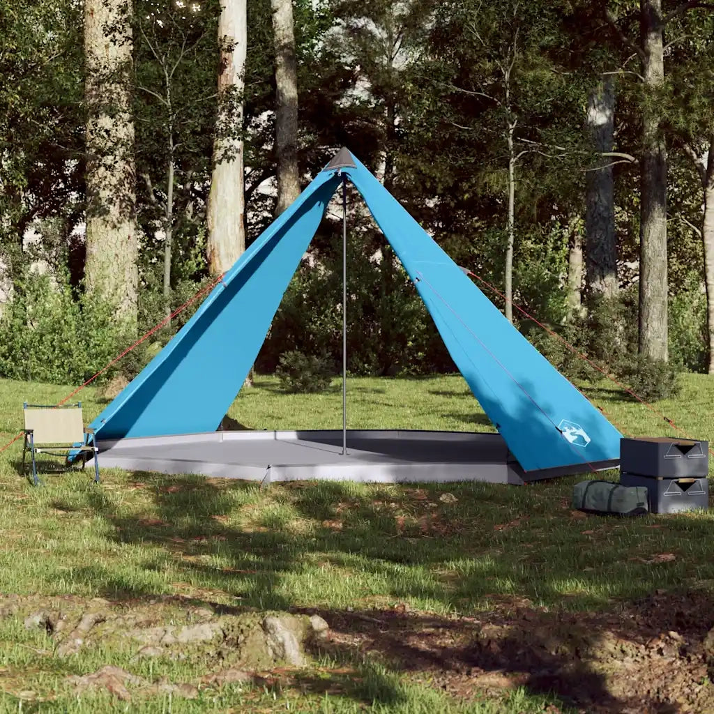 Tenda Familiare Tipi per 8 Persone-Tenda da campeggio Blu Impermeabile 659382