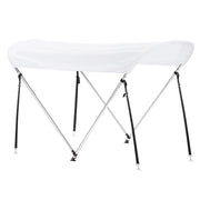 Tendalino Coprisole 130-150Cm Con Struttura Cromo Lucido Per Barche In Vetroresina