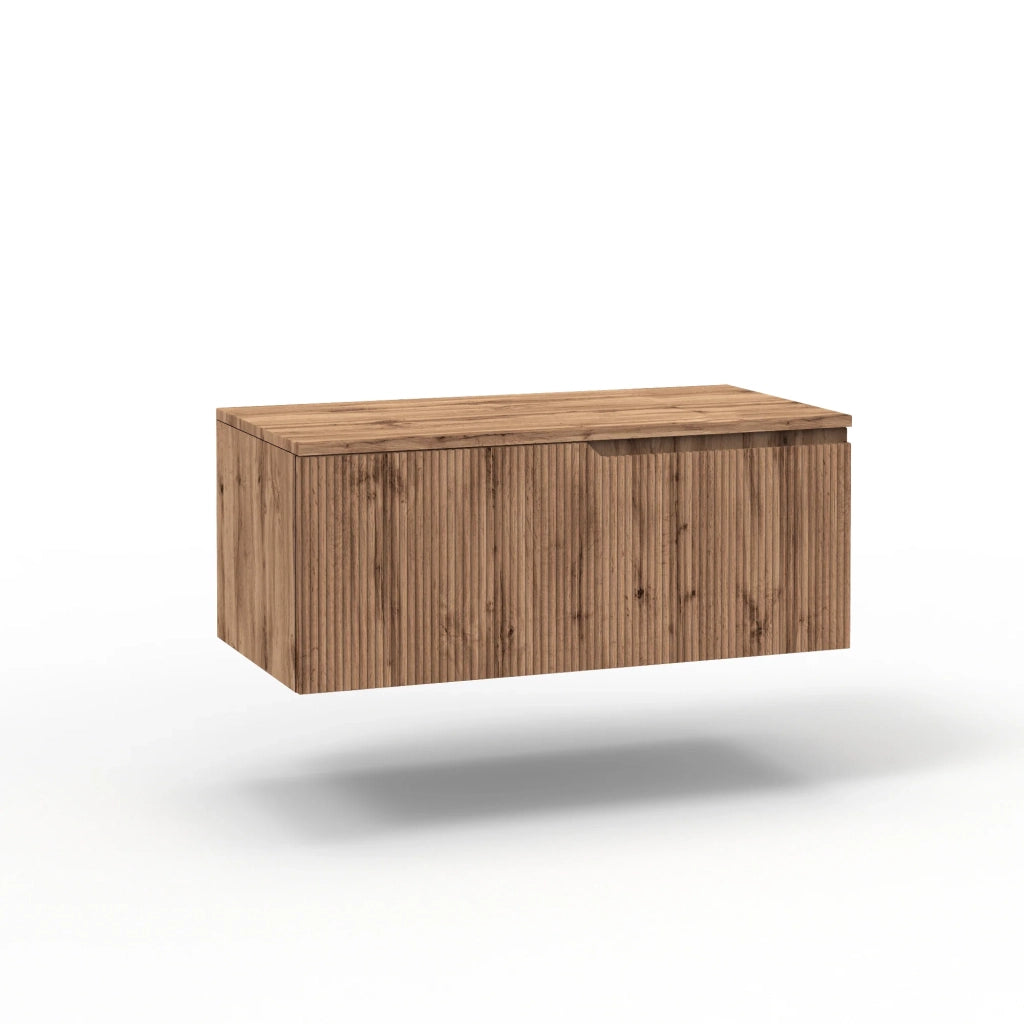 Base con top 1 cestone VENERE quercia_90x45x37
