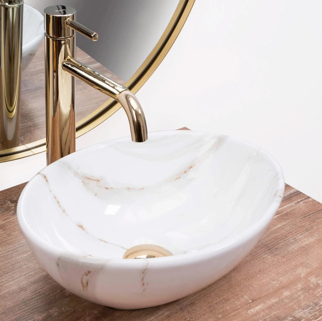 Lavabo Da Appoggio Rea Sofia Mini Shiny Aiax