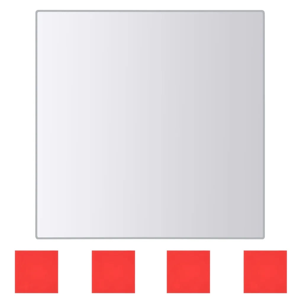 Piastrelle a Specchio 48 pz Quadrate in Vetro 3051490