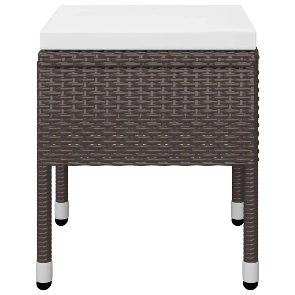 Set Mobili da Pranzo per Giardino 5 pz Marrone cod mxl 69232
