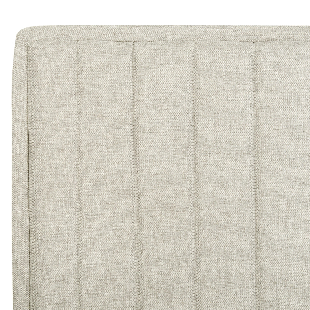 Letto Tessuto Beige chiaro Elettrico Regolabile con Telecomando 180 x 200 cm