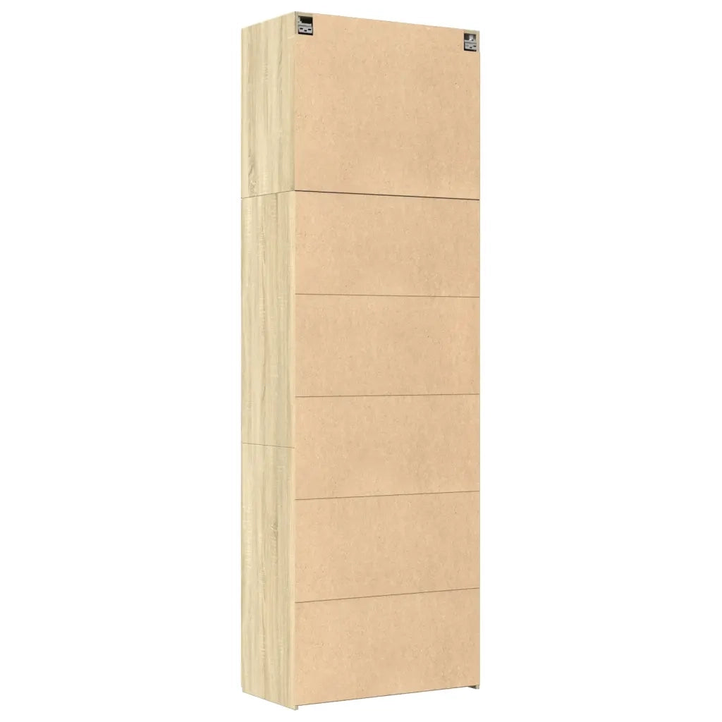 vidaXL Credenza Rovere Sonoma 80x42,5x249 cm in Legno Multistrato