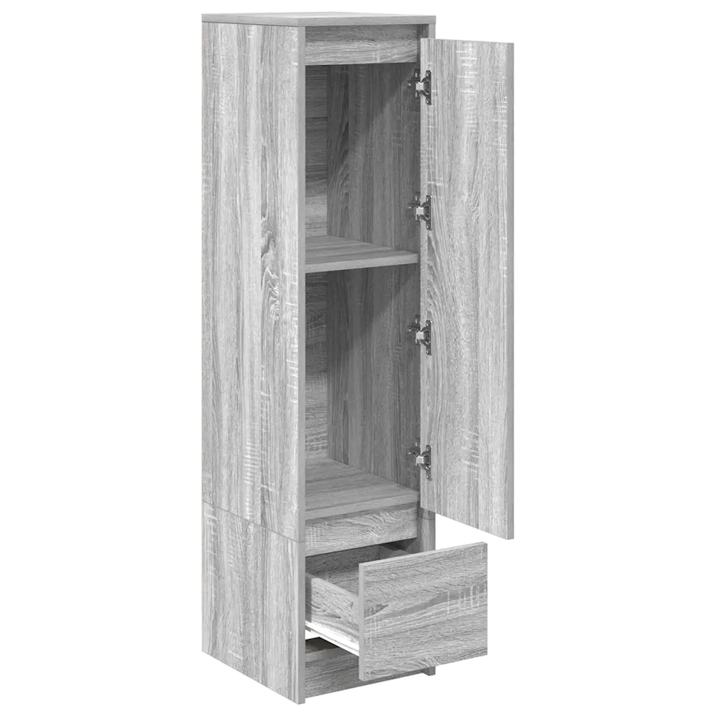 Credenza Grigio Sonoma 29,5x34x119,5 cm in Legno Multistrato 861657