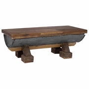 Tavolino da salotto | Tavolino da caff¨¨ | Tavolino da Soggiorno Naturale 90 x 50 x 35 cm legno