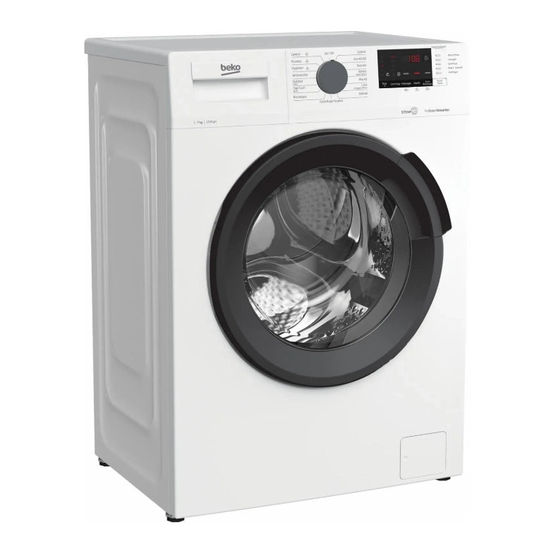 Beko b300 MWUXS71282AI/IT: Lavatrice 7kg Slim, Classe A, 1200 giri, Vapore