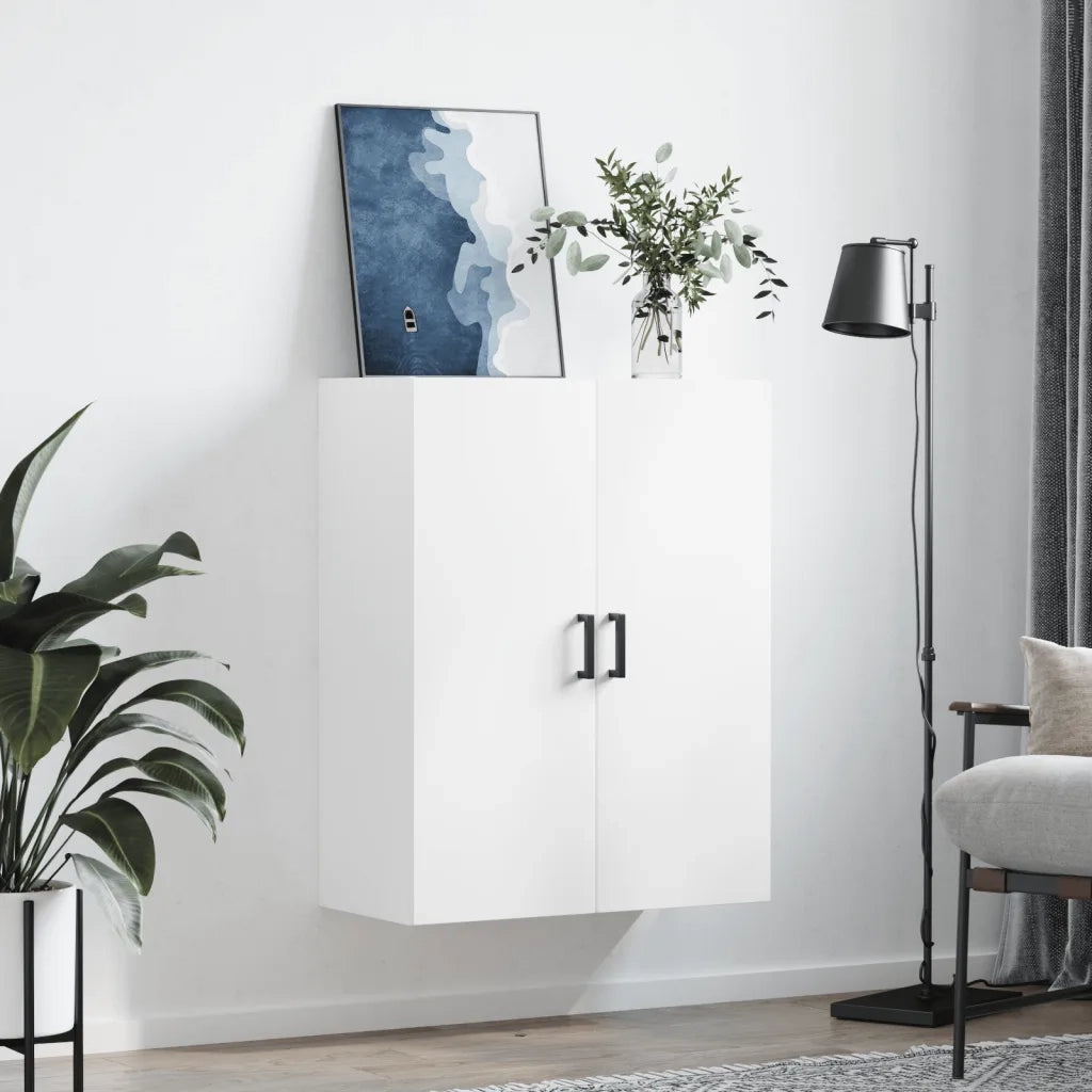 Mobile a Parete Bianco 69,5x34x90 cm 828420