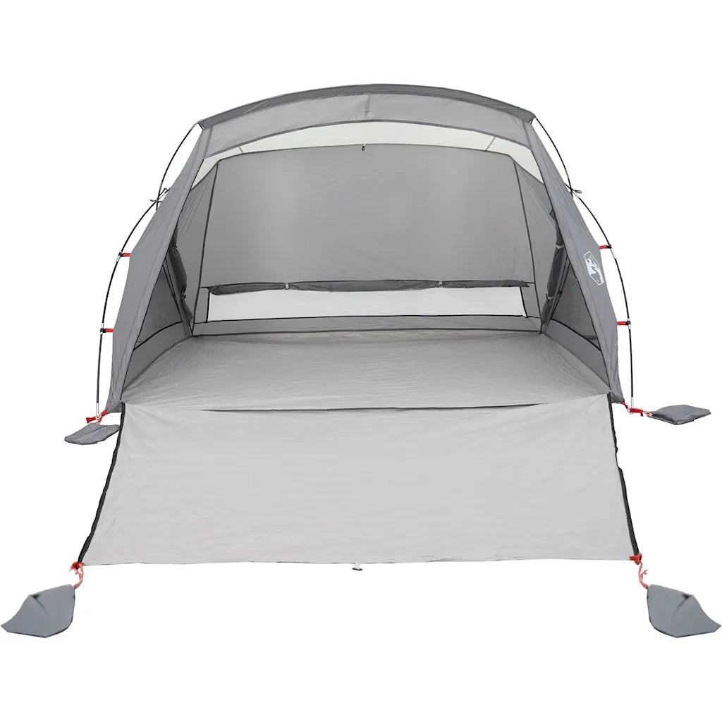 Tenda da Spiaggia 2 Persone-Tenda da campeggio Grigia Impermeabile