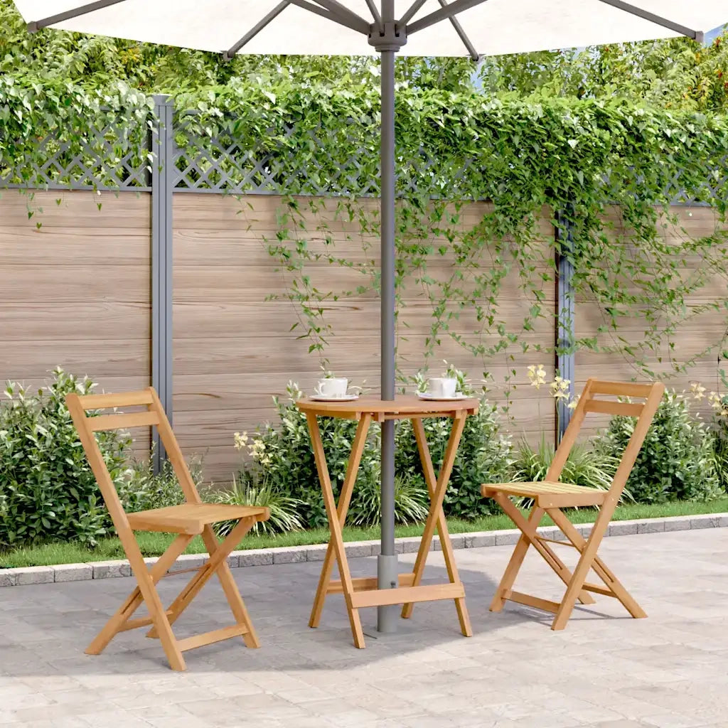 Tavolo da Giardino Pieghevole 60x75 cm in Massello d'Acacia 46346