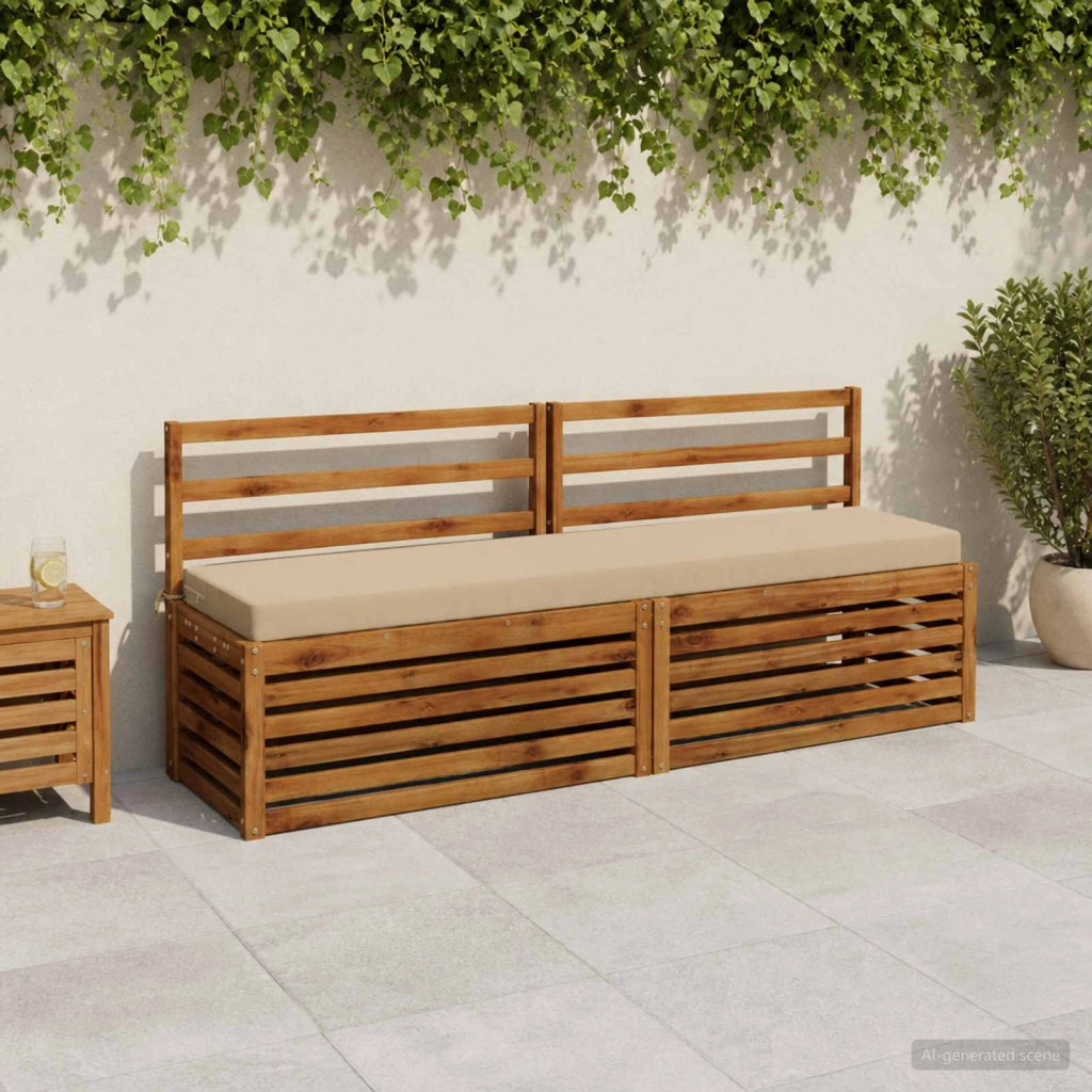 Cuscino per panchina SOEST 100% Poliestere Beige 949976