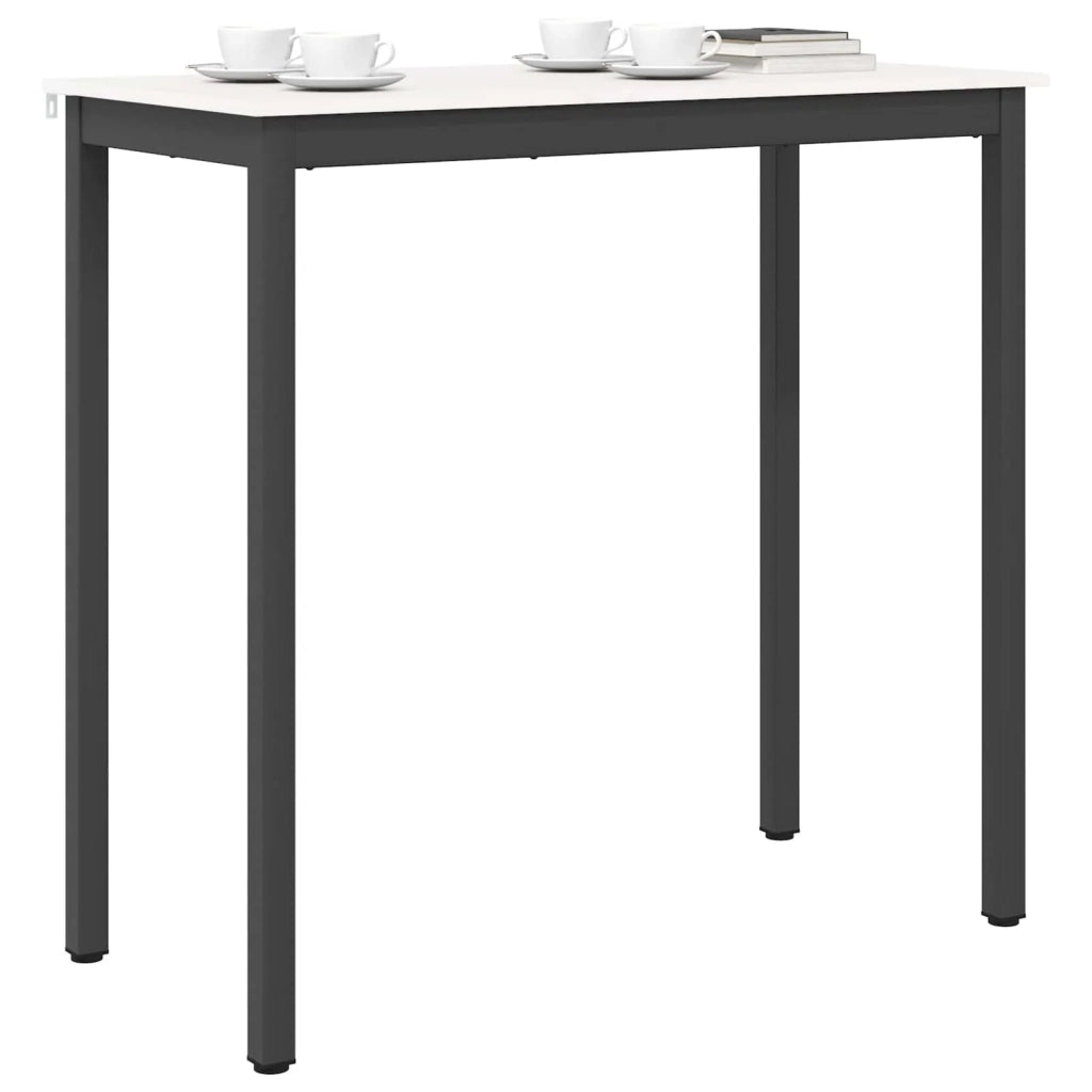 Tavolo da bar Bianco 110 x 55 x 105 cm Pino massello 892804