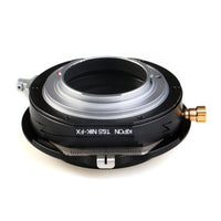 Kipon Pro T-S Adattatore compatibile con Nikon F a compatibile con Fuji X