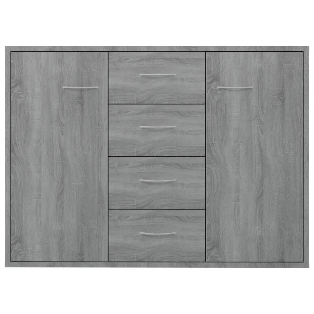 Credenza Grigio Sonoma 88x30x65 cm in Legno Multistrato cod mxl 11971