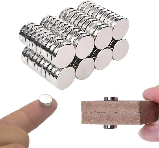 100 pezzi di minimagneti rotondi piccoli 5x2mm neodymium, magneti per attività di fai da te, magneti con forte aderenza per lavagne, tabelloni, pannelli magnetici, porte, biglietti e schermi