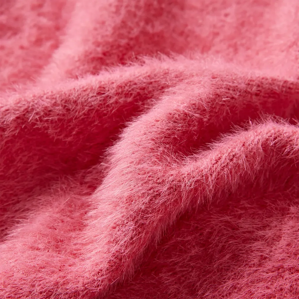 Maglione da Bambina Lavorato a Maglia Rosa Antico 140 14757