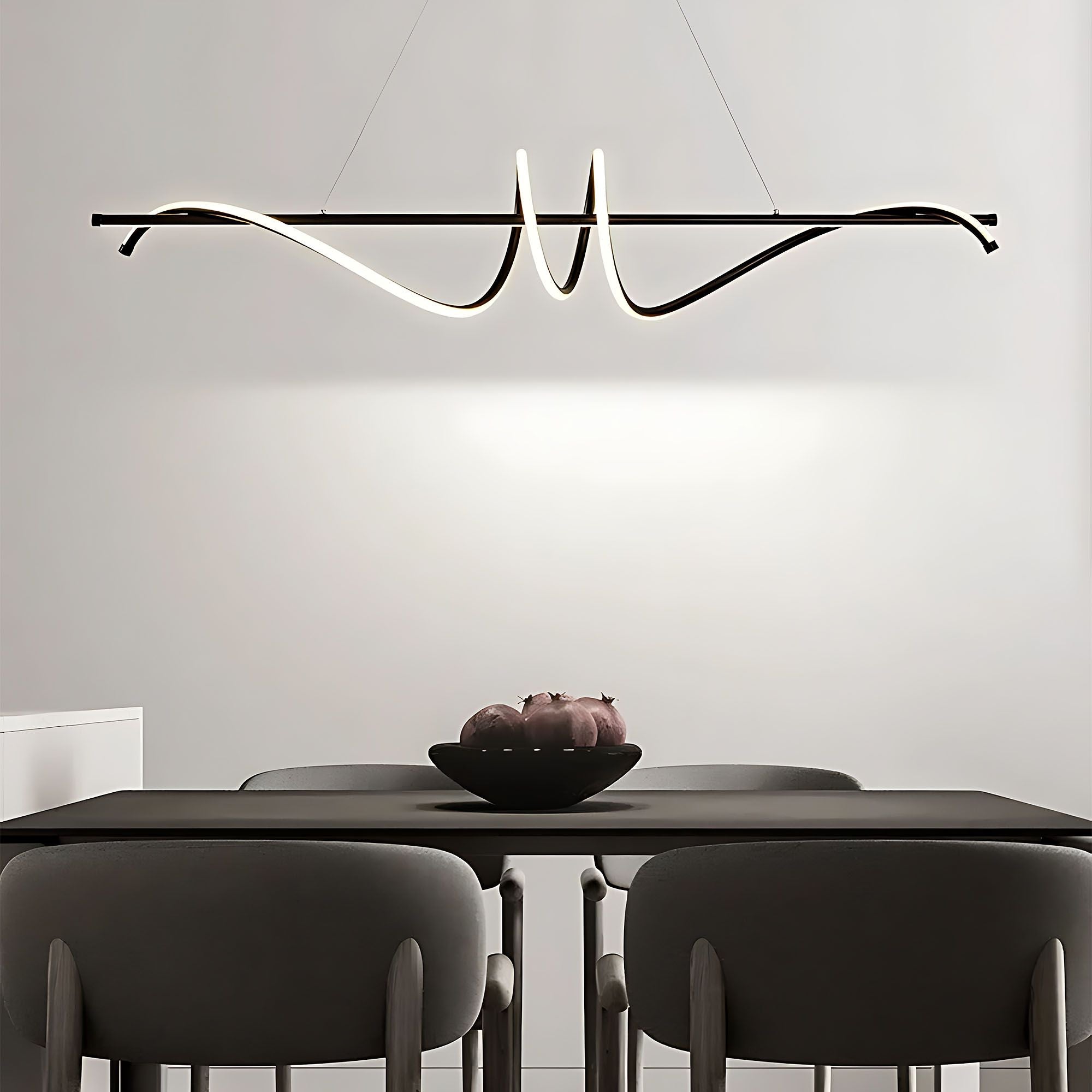 Lampa Wisząca Lhj023-cp 120 Cm Black