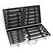 Set di chiavi a cricchetto da 22 pezzi 6-32 mm chiave a forchetta utensili 16_0002698