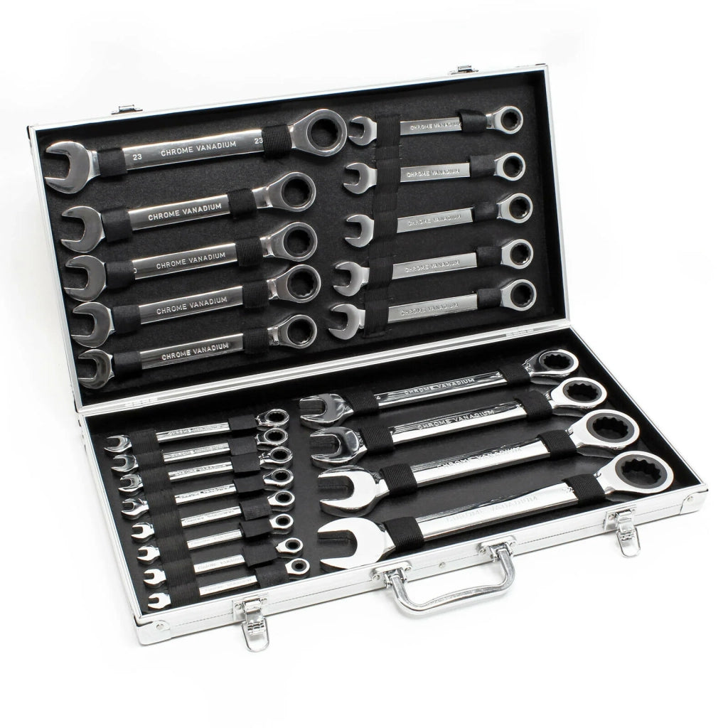 Set di chiavi a cricchetto da 22 pezzi 6-32 mm chiave a forchetta utensili 16_0002698