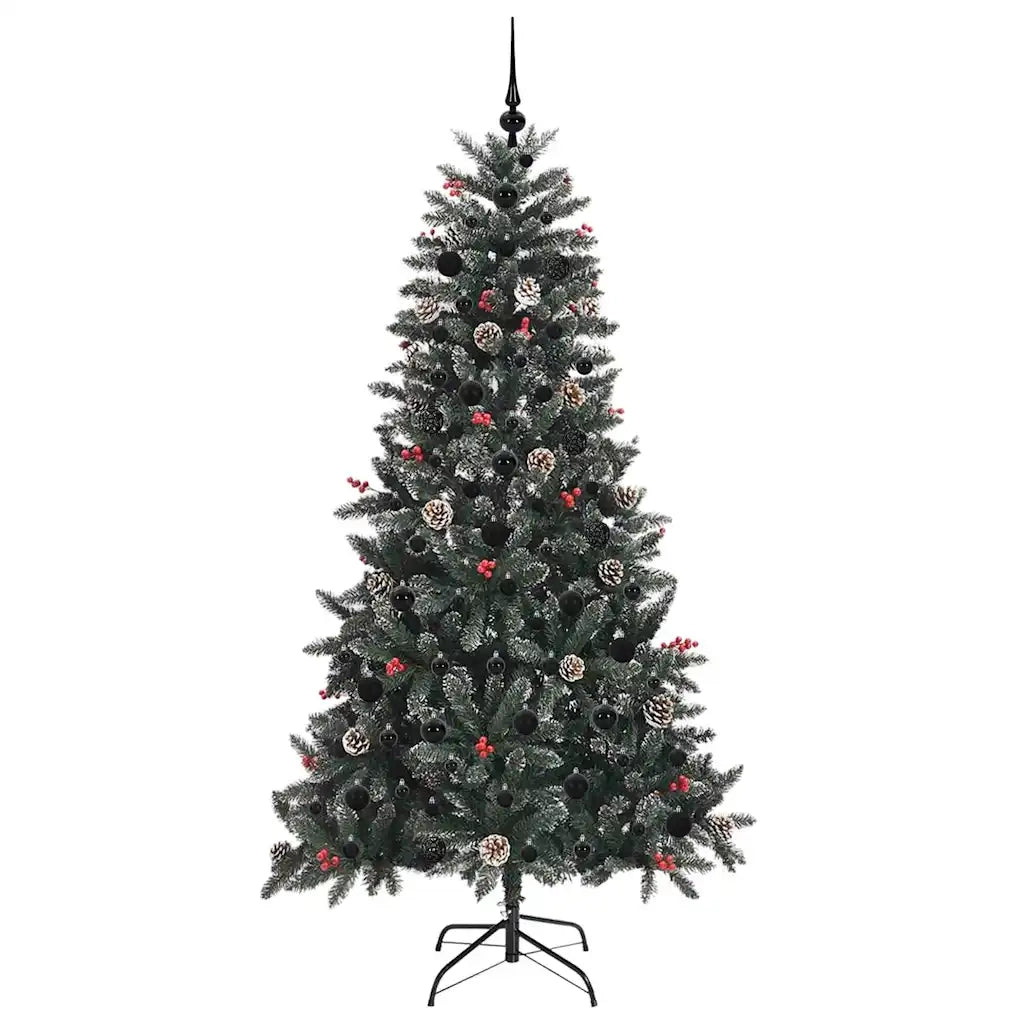 Albero di Natale artificiale con 300 LED Verde 180 cm 3395881