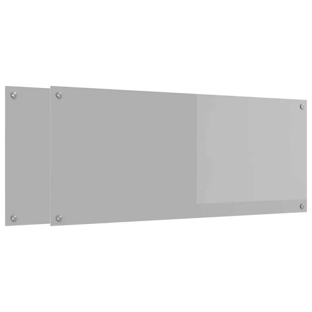 Schienale da cucina 2 pcs Grigio chiaro 120 x 50 cm 3415504