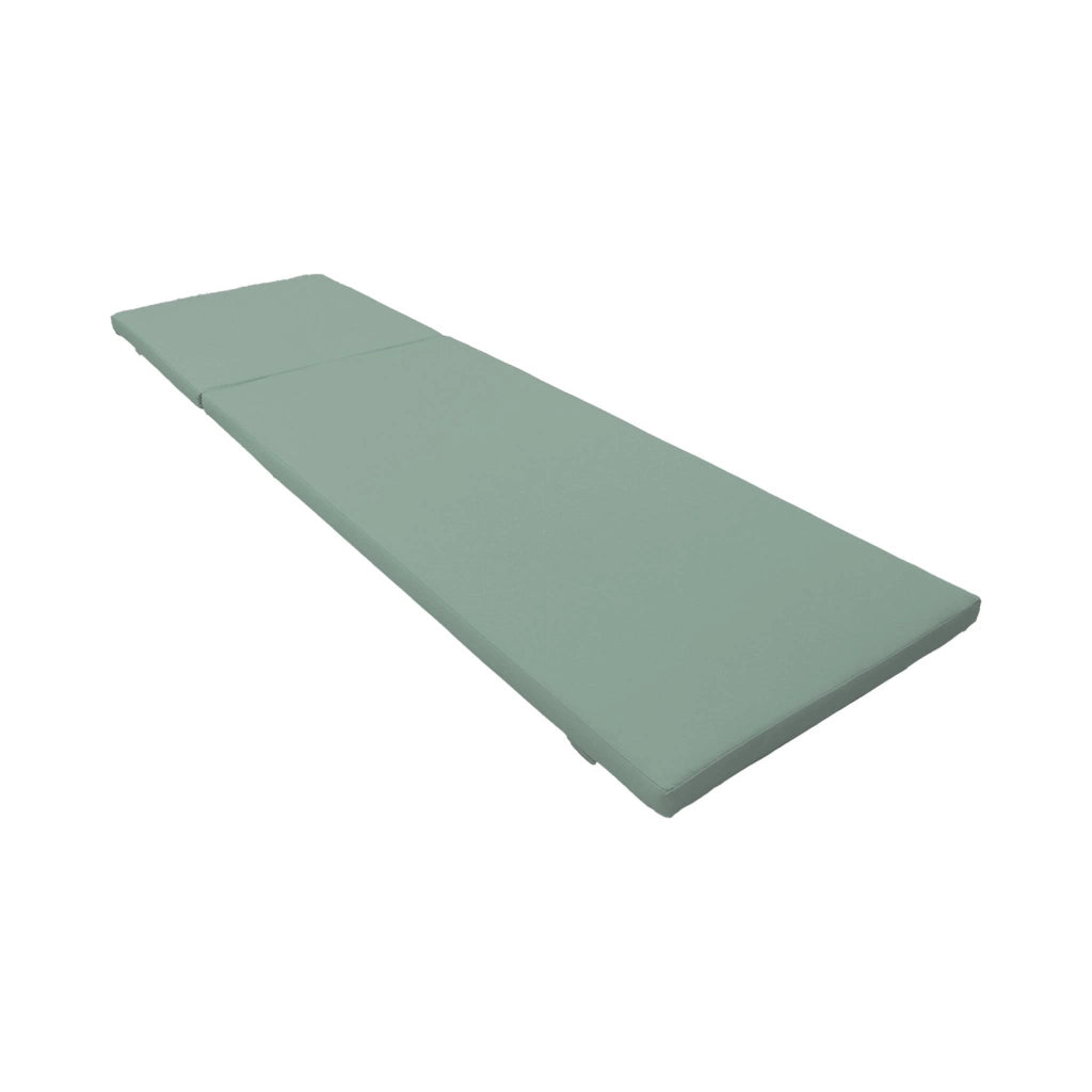 Set 2 cuscini per lettino prendisole, verde grigio